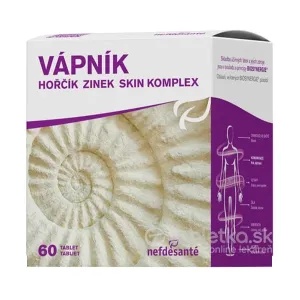Nefdesanté Vápnik, Horčík, Zinok Skin Komplex 60cps