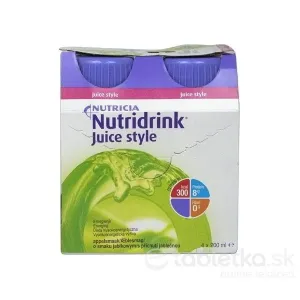 Nutridrink Juice Style s jablkovou príchuťou 4x200ml