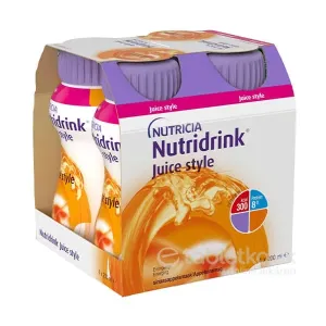 Nutridrink Juice Style s pomarančovou príchuťou 4x200ml