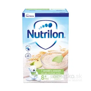 Nutrilon obilno-mliečna kaša 7 cereálií s ovocím (od ukonč. 8. mesiaca), 1x225 g