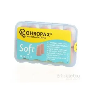 OHROPAX SOFT Ušné vložky v plastovom obale 1x10 ks #2857352