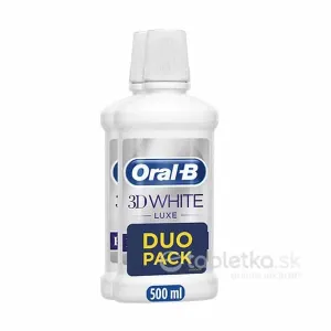 Oral-B 3D White Luxe Perfection ústna voda 2x500ml