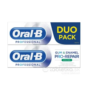 Oral-B Professional Gum & Enamel Extra Fresh Duopack zubná pasta 2x75ml