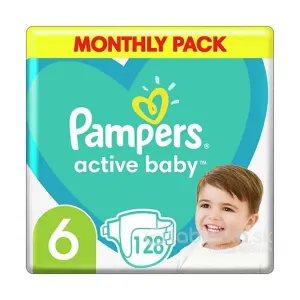 Pampers Active Baby 6 (13-18kg) 128ks