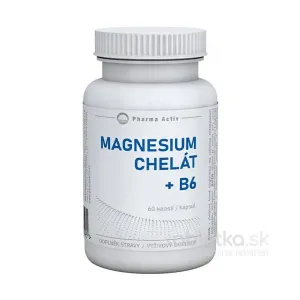 Pharma Activ Magnesium Chelát + B6, 60 kapsúl