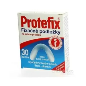 Protefix Fixačné podložky na dolnú zubnú protézu  1x30 ks