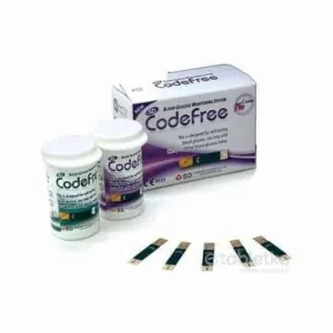 Prúžky testovacie ku glukomeru SD CodeFree 2x25 ks