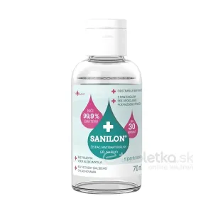 SANILON čistiaci antibakteriálny gél na ruky 70 ml #2857546