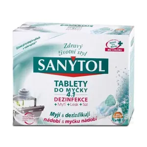 Sanytol tablety do umývačky 4v1, 40ks