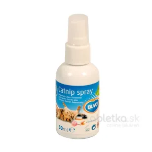 Spray Catnip DUVO+, stimulačný sprej na podporu hrania mačiek 50ml