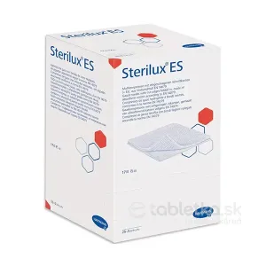 STERILUX ES kompres sterilný, 8 vrstiev (10cmx20cm) 25x2 (50 ks)