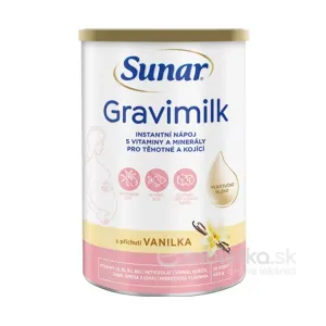 Sunar Gravimilk s príchuťou vanilka instantný mliečny nápoj 450g