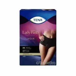 TENA Lady Pants PLUS NOIR MEDIUM inkontinenčné nohavičky - 30 ks