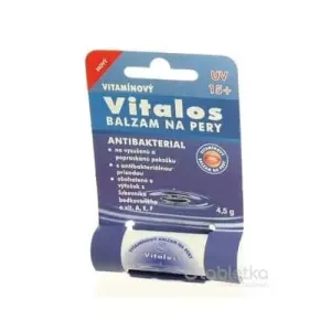Vitalos balzam na pery vitamínový Antibakterial UV+15 4,5 g