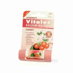 Vitalos Balzám na pery vitamínový UV+15 Cherry 4,5 g