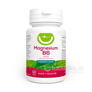 VULM Magnesium B6 (horčík + vitamín B6) 60 tbl