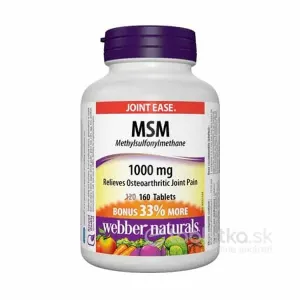 Webber Naturals MSM 1000 mg BONUS 160 tbl