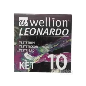 Wellion LEONARDO KET Prúžky testovacie 10 ks