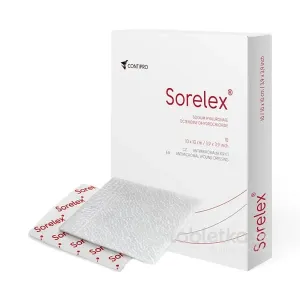 SORELEX Antimikrobiálne krytie na rany 10x10 cm 10 ks