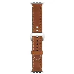 Eternico Leather Band 2 pro Apple Watch 38mm / 40mm / 41mm hnedý