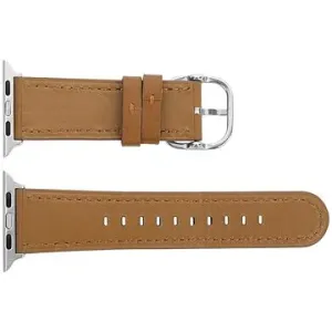 Eternico Leather pre Apple Watch 42mm / 44mm / 45mm hnedý