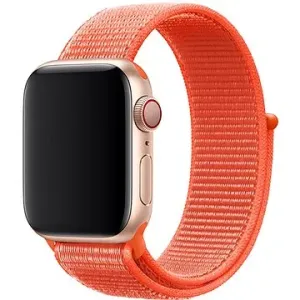 Eternico Airy na Apple Watch 38 mm/40 mm/41 mm  Apricot Orange and Orange edge