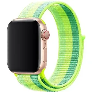 Eternico Airy na Apple Watch 38 mm/40 mm/41 mm Green Stripes