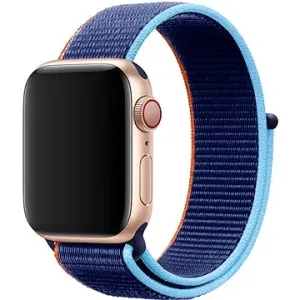 Eternico Airy na Apple Watch 42 mm/44 mm/45 mm  Thunder Blue and Blue edge