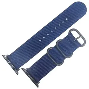 Eternico Nylon Band pre Apple Watch 38mm / 40mm / 41mm tmavo modrý