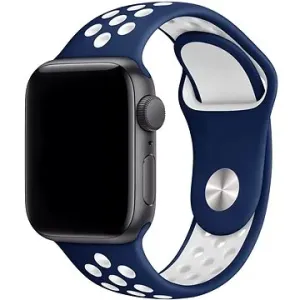 Eternico Sporty na Apple Watch 38 mm/40 mm/41 mm  Cloud White and Blue