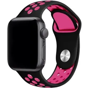 Eternico Sporty na Apple Watch 38 mm/40 mm/41 mm  Vibrant Pink and Black