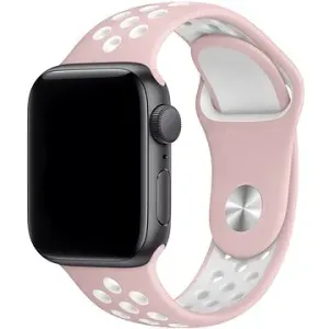 Eternico Sporty na Apple Watch 42 mm/44 mm/45 mm  Cloud White and Pink