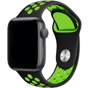 Eternico Sporty na Apple Watch 42 mm/44 mm/45 mm   Vibrant Green and Black