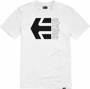 Etnies Corp Combo Tee White/Black 2XL Tričko Outdoorové tričko