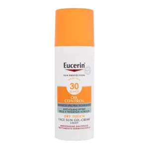 EUCERIN Sun Oil Control SPF 30 Toucher Sec Gel-Creme Peau a Imperfections et Grasse avec pompe 50 ml