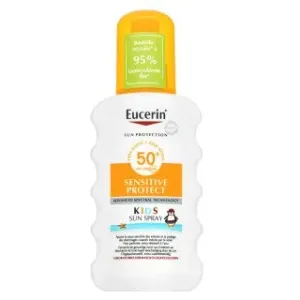 Eucerin Sensitive Protect krém na opaľovanie SPF50+ Kids Sun Spray 200 ml