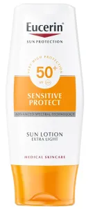 Eucerin Extra ľahké mlieko na opaľovanie Sensitive Protect SPF 50+ (Extra Light Sun Lotion) 150 ml