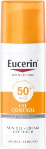 Eucerin SUN OIL CONTROL FACE SPF 50+ ochranný krémový gél na opaľovanie na tvár 1x50 ml