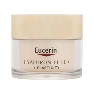 Eucerin Hyaluron-Filler + Elasticity SPF15 50 ml denný pleťový krém pre ženy proti vráskam; spevnenie a lifting pleti; na dehydratovanu pleť