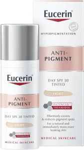 Eucerin Denný tónovaný krém SPF 30 Antipigment (Tinted Cream) 50 ml Light