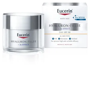 Eucerin Hyaluron-Filler + 3x Effect SPF30 50 ml denný pleťový krém pre ženy proti vráskam; spevnenie a lifting pleti