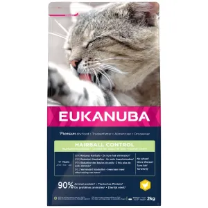 Eukanuba Hairball Control Adult - výhodné balenie: 3 x 2 kg