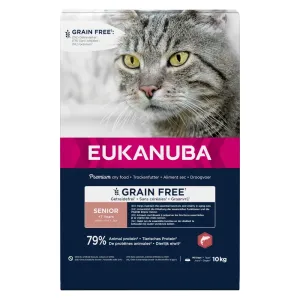 Eukanuba Senior bez obilnín bohaté na lososa - výhodné balenie: 2 x 10 kg