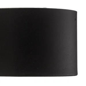 Stropné svietidlo Tilden, 30 cm, čierne