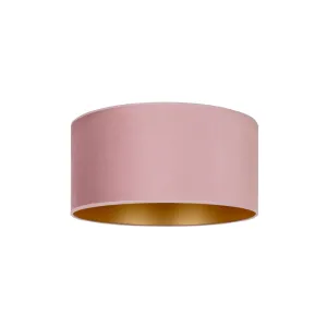 Stropné svietidlo Golden Roller Ø60cm ružová/zlatá