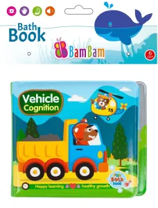 Bam-Bam Bath Book knižka do vody 6m+ Vehicle 1 ks