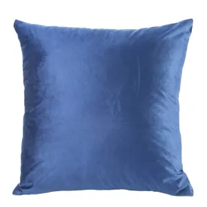 Eurofirany Námornická modrá zamatová obliečka na vankúš MELANIE 40x40 cm