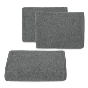Klasický sivý bavlnený uterák TIANA1 Rozmer: 50 x 90 cm