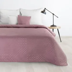 Dizajnový prehoz na posteľ Boni ružovej farby Šírka: 170 cm | Dĺžka: 210 cm