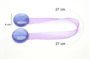 Magnetická spona na závesy M67 fialová